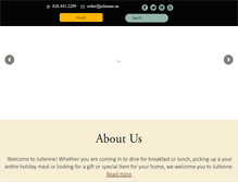 Tablet Screenshot of juliennetogo.com